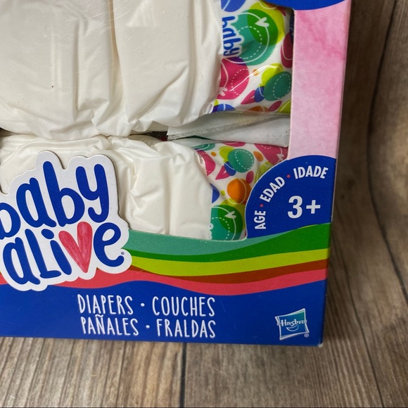 Hasbro Baby Alive Refill Diapers 6 Pack New - Picture 2 of 6